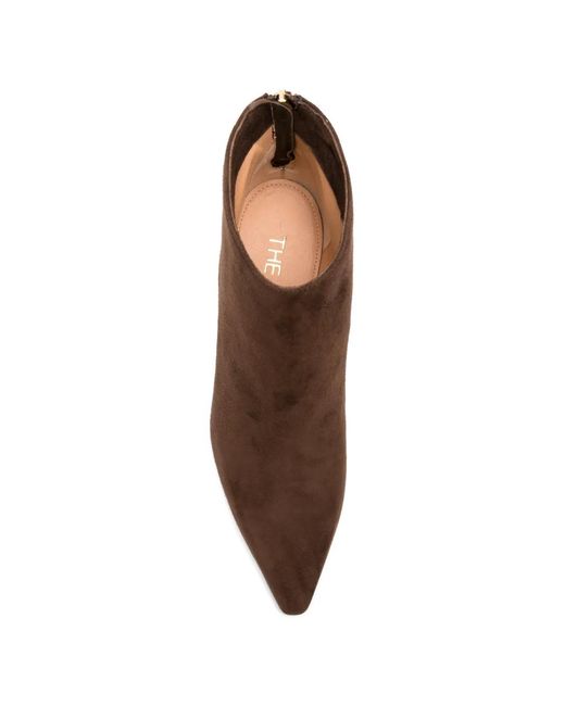 The Seller Brown Pointed Ankle Boots