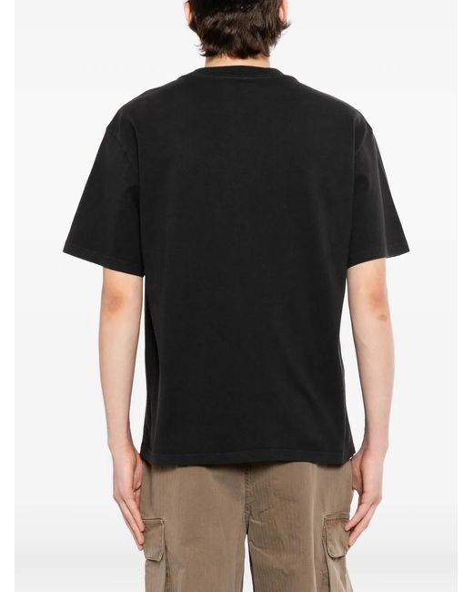 Melt Black Graphic Print T-Shirt for men