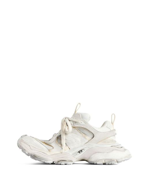 Balenciaga Cargo Sneakers Met Vlakken in het White