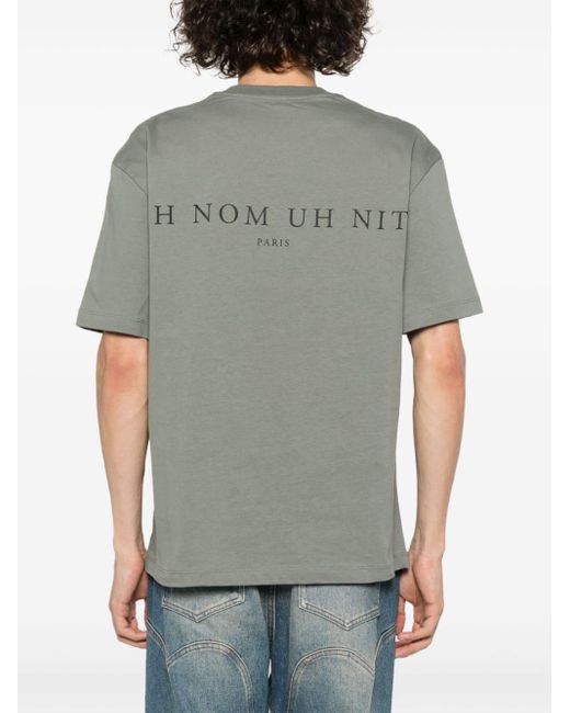 Ih Nom Uh Nit Mask-print cotton T-shirt in Gray für Herren