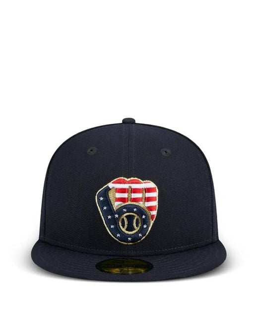 KTZ Blue 59Fifty Milwaukee Bucks Hat for men