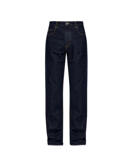 Isabel Marant Blue Lewys Cotton Jeans for men