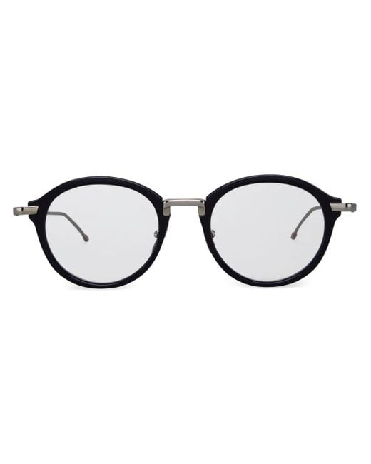 Thom Browne Multicolor Tortoiseshell Pantos-Frame Glasses