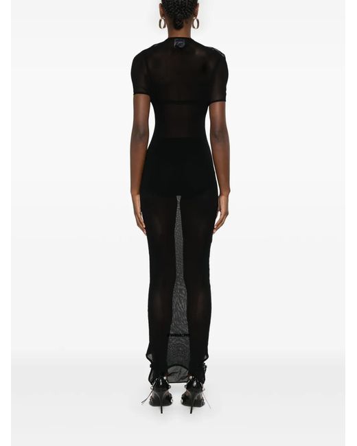 Jean Paul Gaultier Black Shayne Oliver Edition Maxi Dress