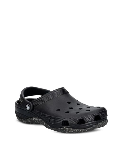 CROCSTM Black Classic Evo Speckled-Sole Clogs
