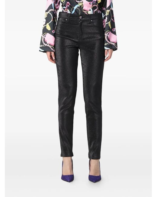 Chiara Ferragni Black Buttoned Trousers