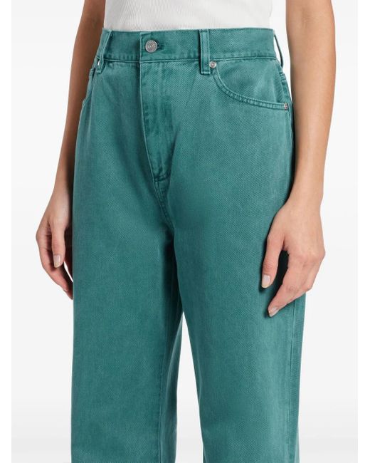 Lacoste Green Straight-Leg Cotton Jeans