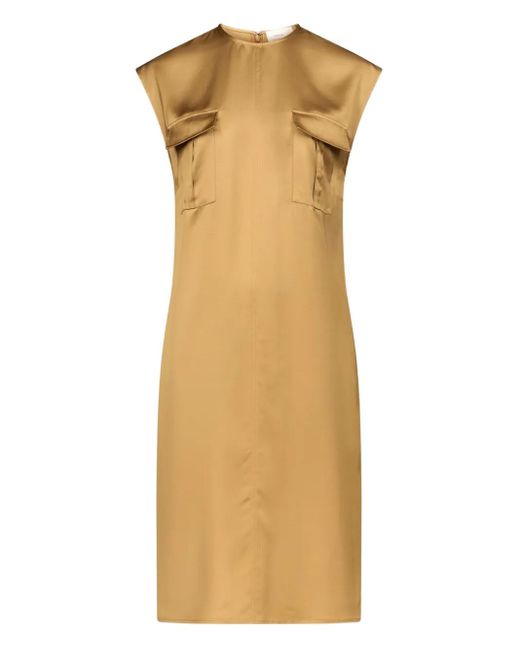 Abito Midi Seena di Loulou de Saison in Brown
