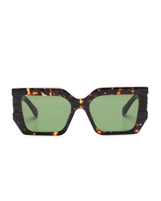 Off-White c/o Virgil Abloh Green Dover Sunglasses