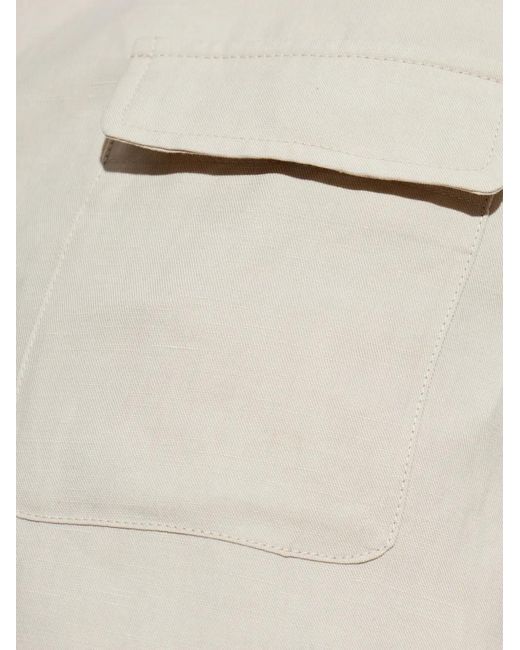 Eleventy White Chest-Pockets Jacket for men