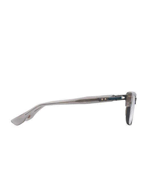 Dita Eyewear Gray Statesmen Seven Angular-Frame Sunglasses