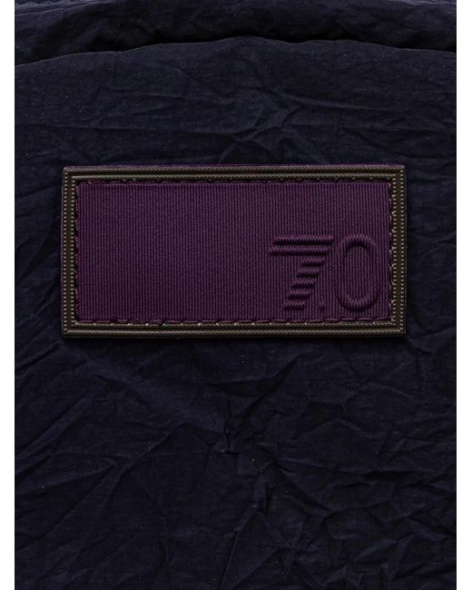 Zaino Con Logo di EA7 in Blue