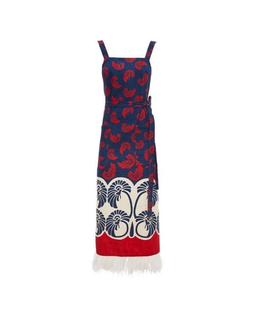 LaDoubleJ Apron Jurk in het Red