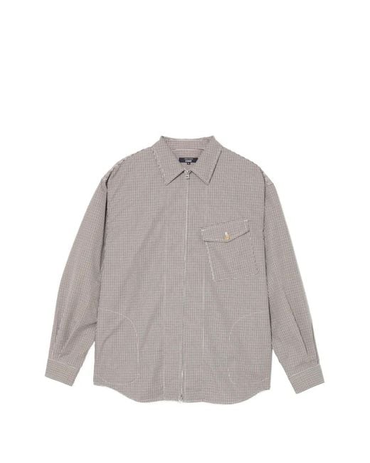 Comme des Garçons Gray Checked Jacket for men