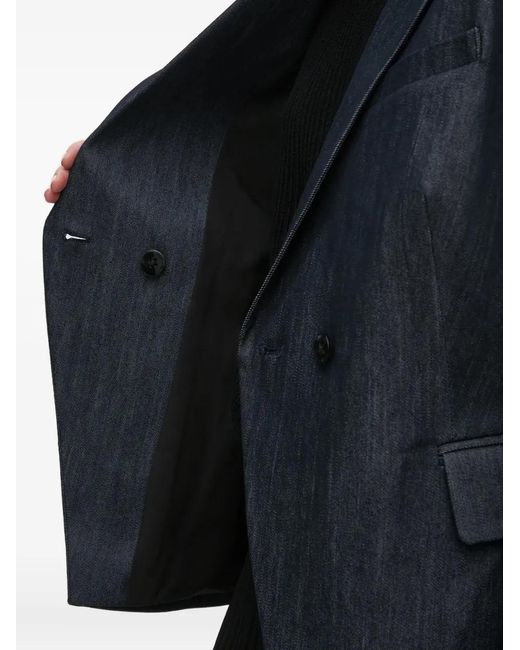 DKNY Black Double-Breasted Blazer