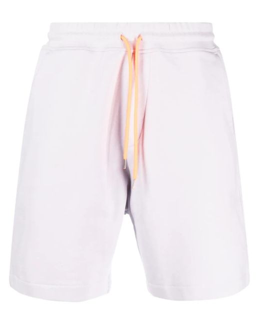 Bermuda En Coton Biologique À Lien De Resserrage Vivienne Westwood pour homme en coloris White
