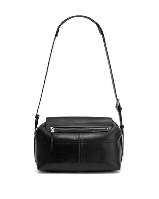 新作*Lemaire*ギア レザーショルダーバッグ ブラック LEMAIRE ギア レザーショルダーバッグ M | ブラック | FARFETCH JP