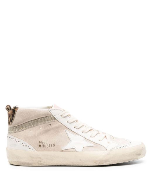 Golden Goose Deluxe Brand Natural Mid Star Shoes