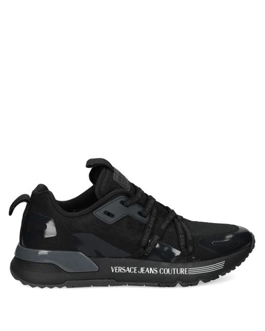 Versace Jeans Couture Black Logo Dynamic Sneakers for men