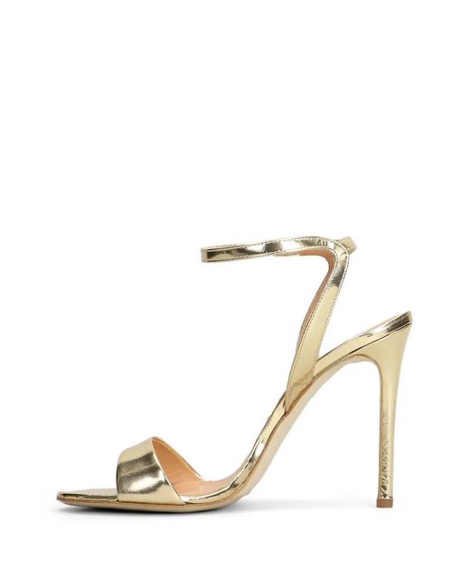 The Seller Metallic Ankle-Strap Sandals