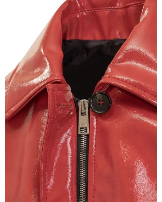 MSGM Red Long-Sleeve Jacket