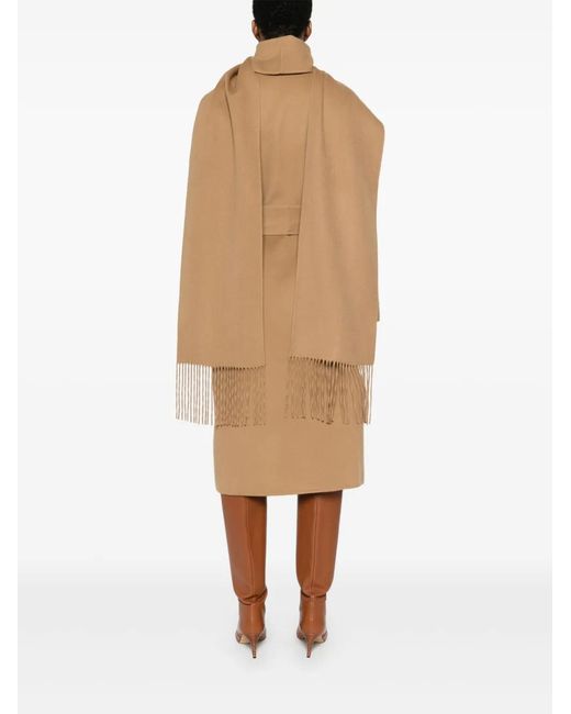 Joseph Natural Wool-Blend Double-Breasted Belted Coat