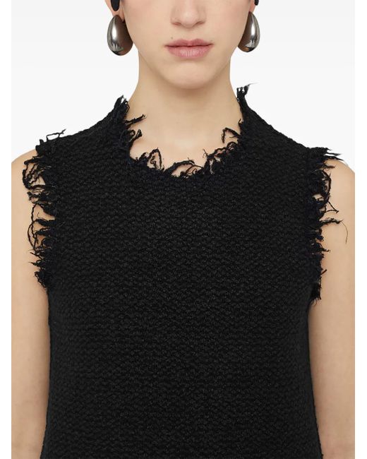 Jil Sander Black Panelled Vest