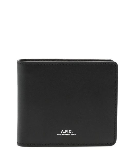 A.P.C. Klassisches Portemonnaie in Black für Herren