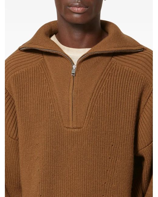 Isabel Marant Brown Pull Benny À Fermeture Zippée for men