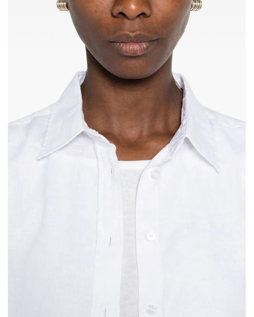 Gant White Long-Sleeve Shirt
