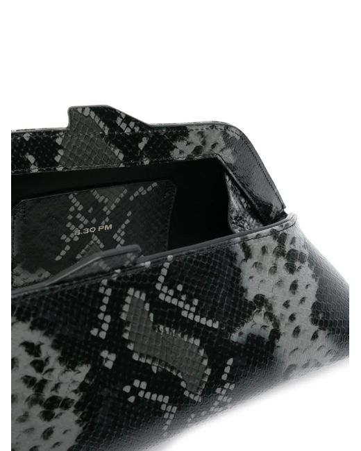 The Attico Gray 8.30 Pm Clutch Bag
