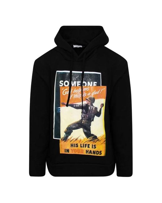 Ih Nom Uh Nit Black Propaganda 2 Graphic-Print Hoodie for men