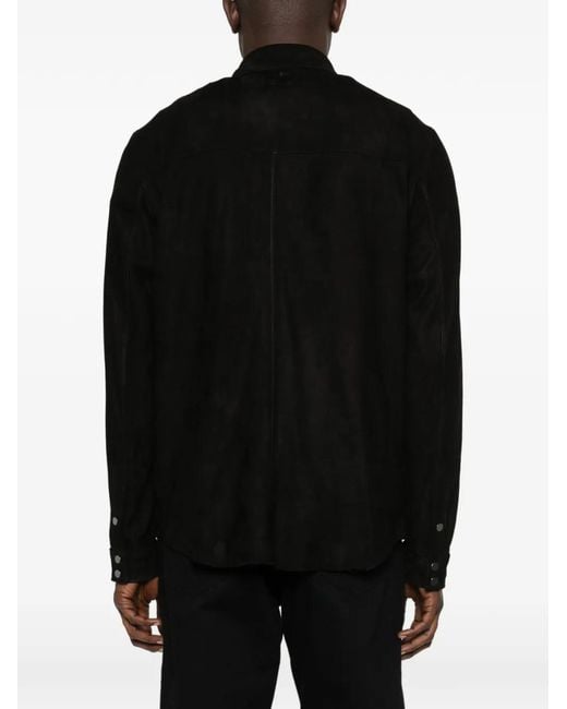 Salvatore Santoro Black Pocket Shirt for men