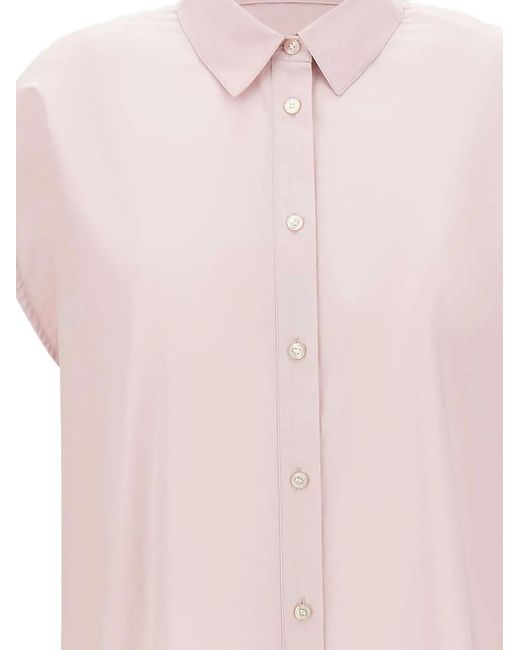 Woolrich Pink Sleeveless Button Shirt