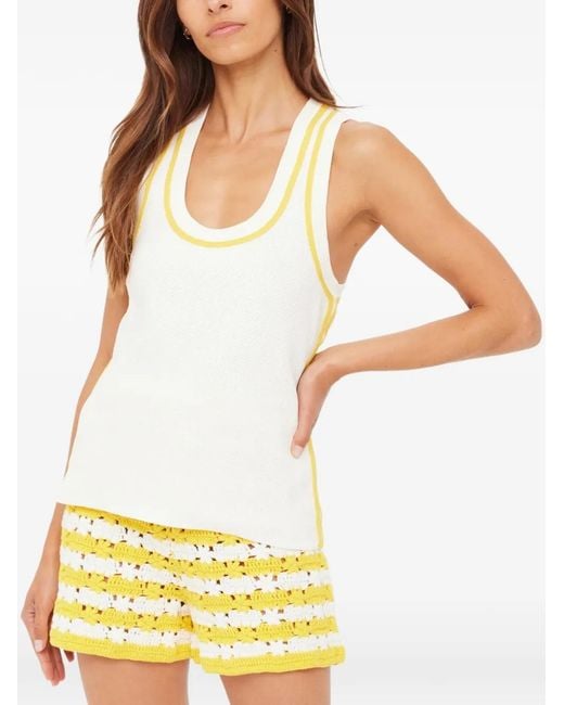 The Upside White Veneto Amir Tank Top