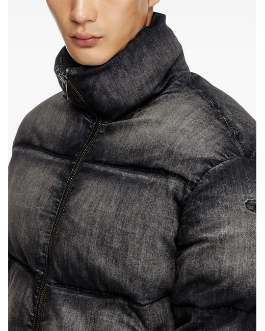DIESEL Black W-Mons-A Padded Jacket