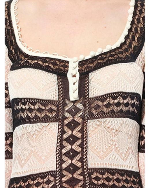 McQueen Natural Square-Neck Cardigan