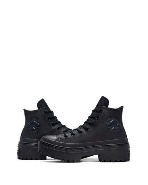 Converse High-Top Sneakers Met Chunky Zool in het Black