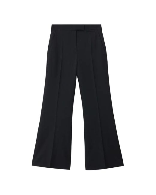 Valentino Garavani Black Flared-Leg Trousers