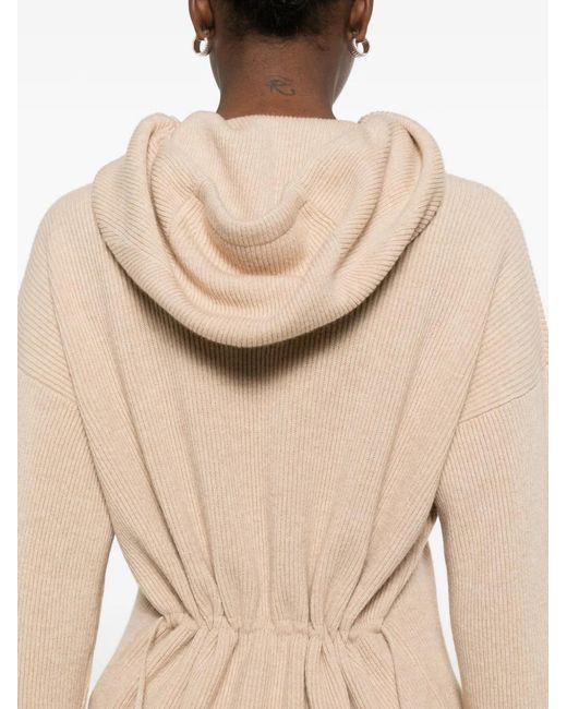 Fabiana Filippi Natural Long-Sleeves Hoodie