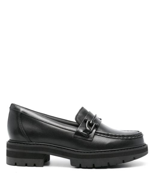 Clarks Black Orianna Bit Leather Loafers