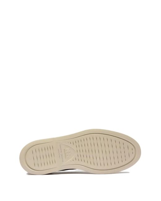 Officine Creative Gray Bones 101 Suede Loafers