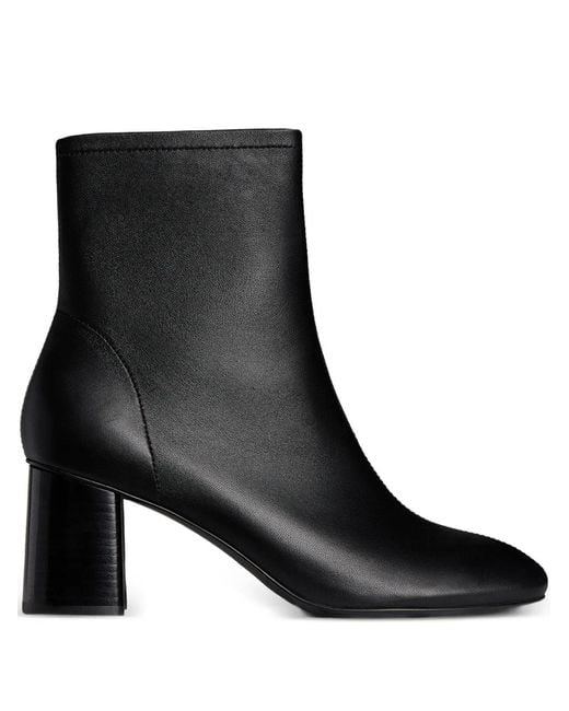 12 STOREEZ Black 65Mm Leather Ankle Boots