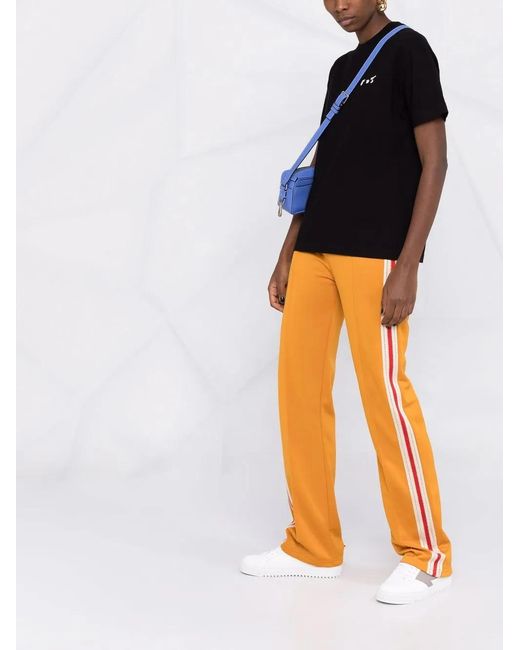 Off-White c/o Virgil Abloh Black Logo-Print T-Shirt