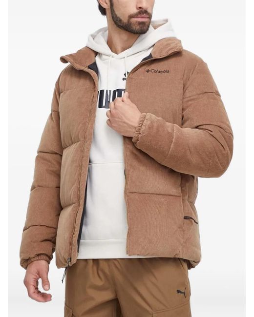 Columbia Brown Corduroy Quilted Jacket for men