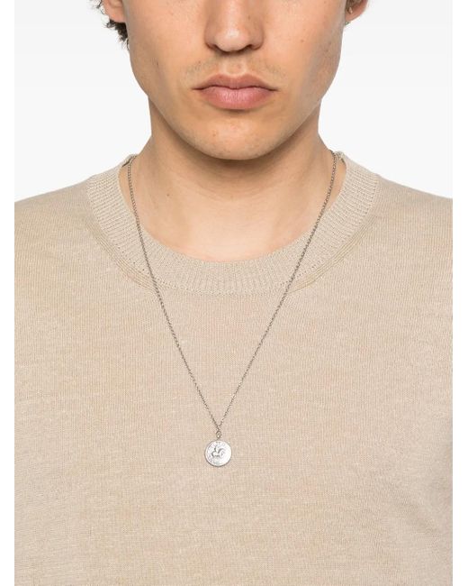Amaranto Natural Linen-Blend T-Shirt for men