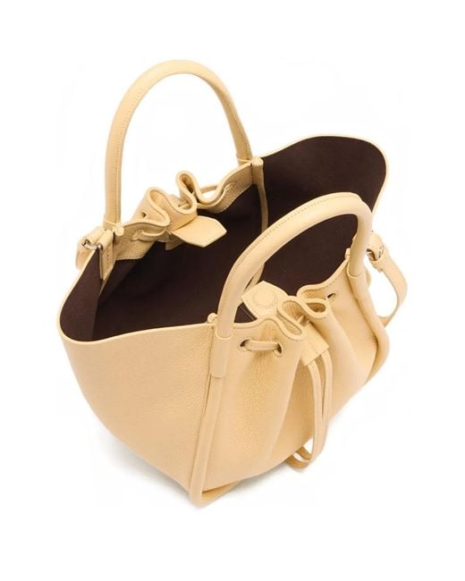 Proenza Schouler Natural Small Ruched Tote Bag