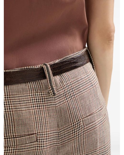 Brunello Cucinelli Gray Linen Cotton Trousers