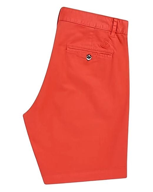 Psycho Bunny Red Diego Chino Shorts for men