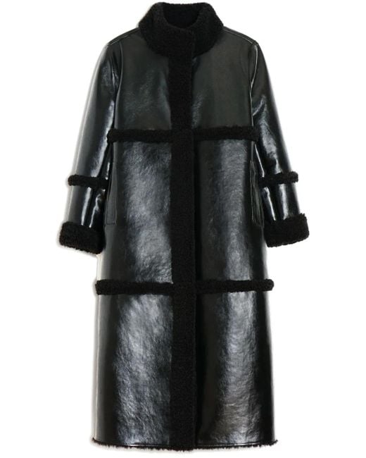 Apparis Tilly エコファーコート Black